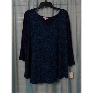 Long sleeve church blouse